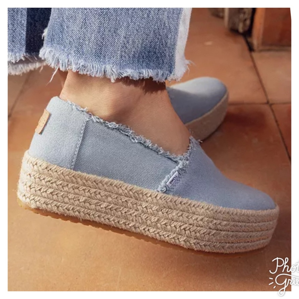 TOMS Valencia Canvas Platform Espradille